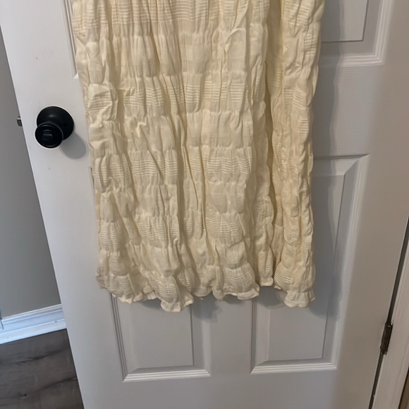 Nwt Lucca couture size L long ivory dress with liner - Picture 8 of 8